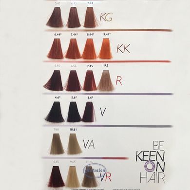 Фарба для волосся Keen Colour Cream XXL стійка, Роздрібна ціна, 10/0 Ультрасвітлий блондин