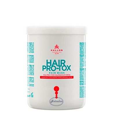 Маска Kallos Hair Pro-Tox Mask "Протокс" с кератином и гиалуроновой кислотой, Розничная цена