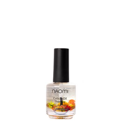 Олія для нігтів та кутикули Naomi Flower Oil з натуральними квітами, Роздрібна ціна, Апельсин