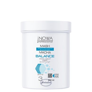 Маска jNowa Professional Balance для всех типов волос с экстрактом морских водорослей, Розничная цена